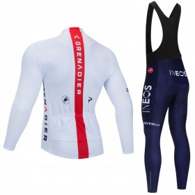 Set Langarmtrikot + Trägerhose Lange 2021 Ineos Grenadiers N004